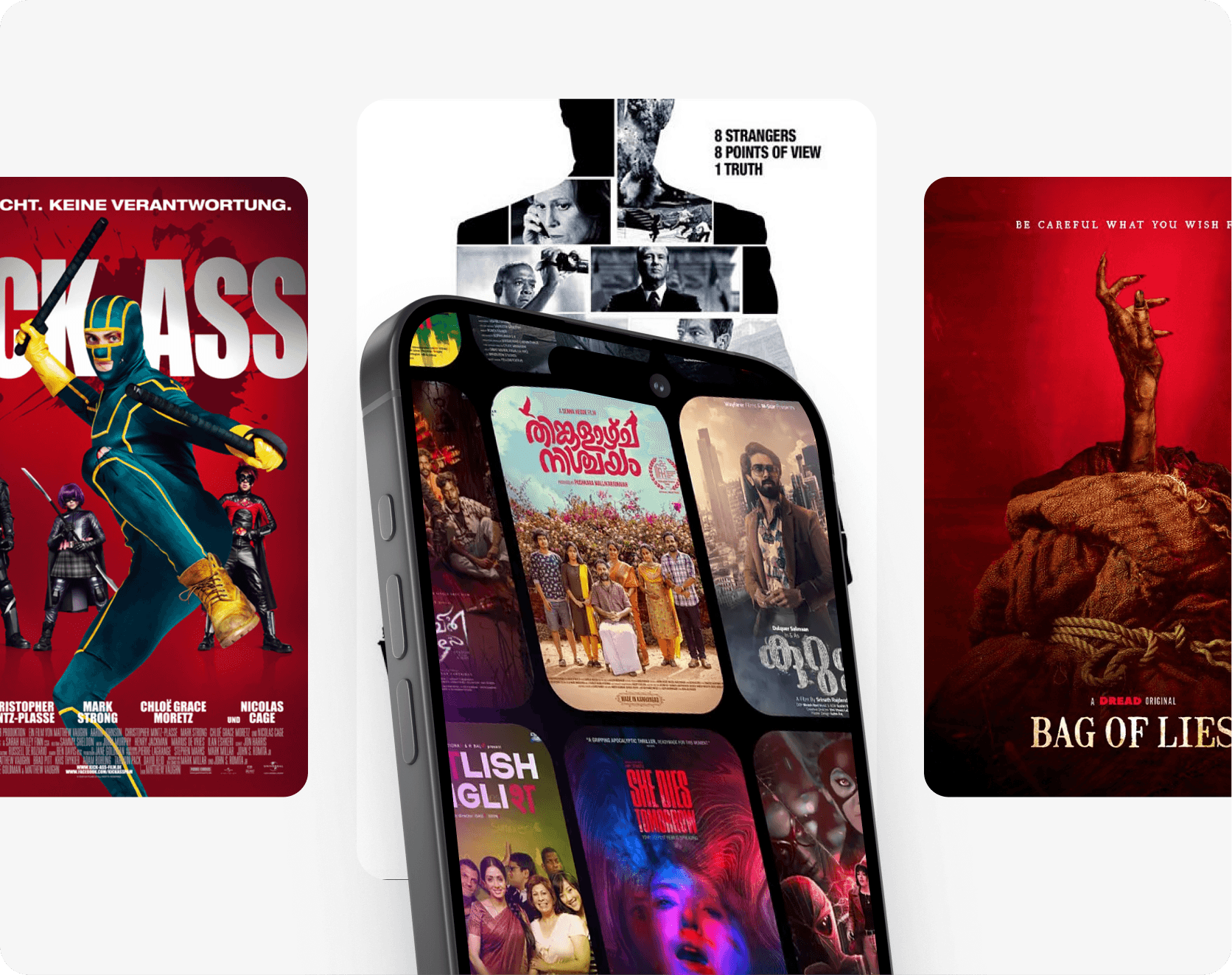 Movies and series on mobile device